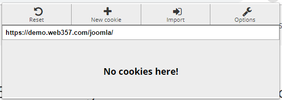 No Cookies here