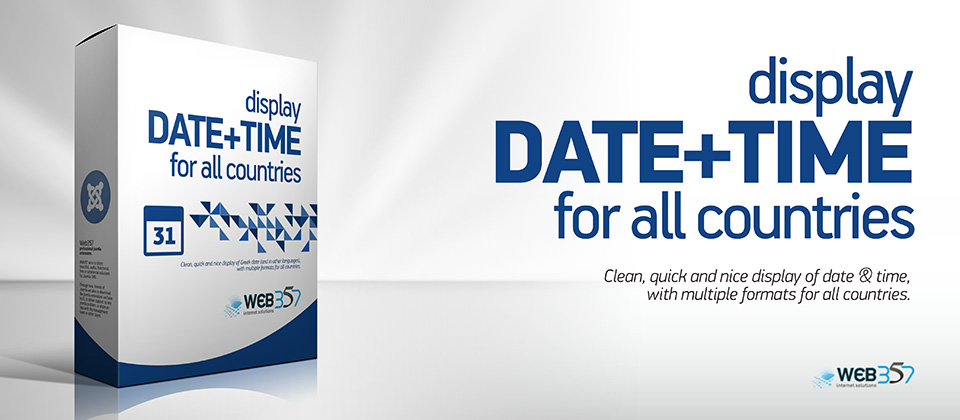 Create a custom date format for the DateTime Joomla! Module